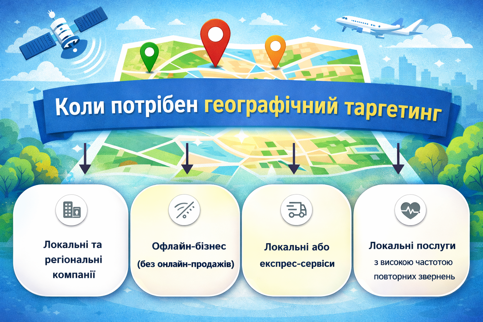 Когда нужен географический таргетинг
